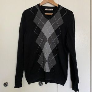 Old Navy Black Plaid Sweater (S)